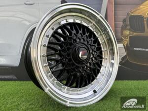 JR Wheels JR9 16x7,5 ET25 4x100/108 Gloss Black w/Machined Lip