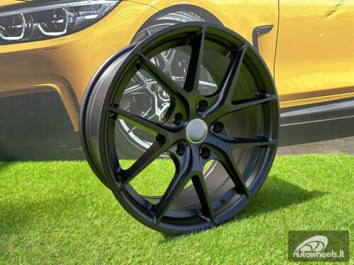 Ratlankis R17x7.5  5X120  ET  34  72.6  B5796  Black Half Matt (BLHM)  For BMW  (R)