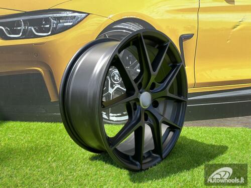 Ratlankis R17x7.5  5X120  ET  34  72.6  B5796  Black Half Matt (BLHM)  For BMW  (R)