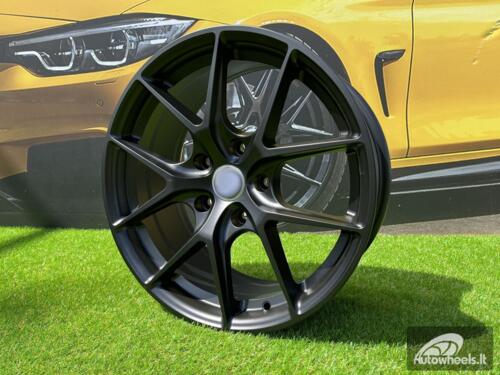 Ratlankis R17x7.5  5X120  ET  34  72.6  B5796  Black Half Matt (BLHM)  For BMW  (R)
