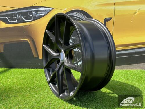 Ratlankis R17x7.5  5X120  ET  34  72.6  B5796  Black Half Matt (BLHM)  For BMW  (R)