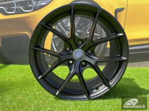 Ratlankis R17x7.5  5X120  ET  34  72.6  B5796  Black Half Matt (BLHM)  For BMW  (R)