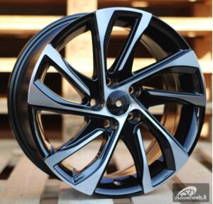 Ratlankis R16x6.5  5X98  ET  39  58.1  B1514  Black Polished (MB)  For RACIN  (Z1)  (For car FIAT)