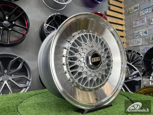 Ratlankis BBS RS Slanti style 16x7 ET15 4x100/4x108 65.1 Silver with diamond cut lip