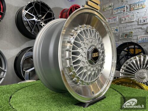 Ratlankis BBS RS Slanti style 16x7 ET15 4x100/4x108 65.1 Silver with diamond cut lip