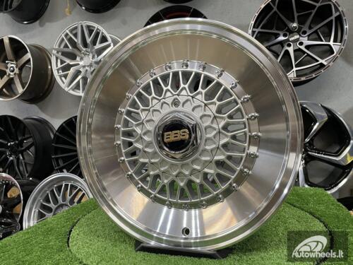 Ratlankis BBS RS Slanti style 16x7 ET15 4x100/4x108 65.1 Silver with diamond cut lip