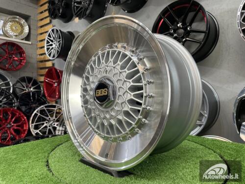 Ratlankis BBS RS Slanti style 16x7 ET15 4x100/4x108 65.1 Silver with diamond cut lip