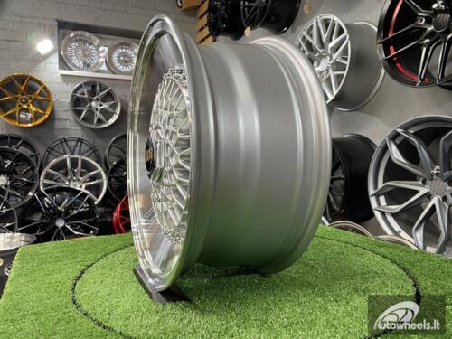 Ratlankis BBS RS Slanti style 16x7 ET15 4x100/4x108 65.1 Silver with diamond cut lip