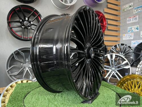 Ratlankis S/E Class Maybach style R20x8.5 5X112 ET 43 66.6 Gloss black