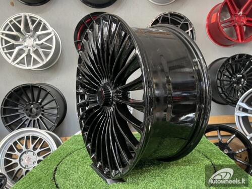 Ratlankis S/E Class Maybach style R20x8.5 5X112 ET 43 66.6 Gloss black