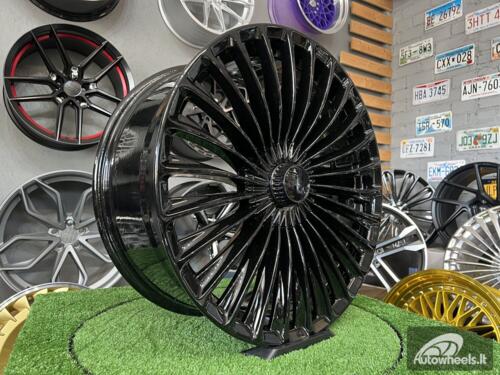 Ratlankis S/E Class Maybach style R20x8.5 5X112 ET 43 66.6 Gloss black