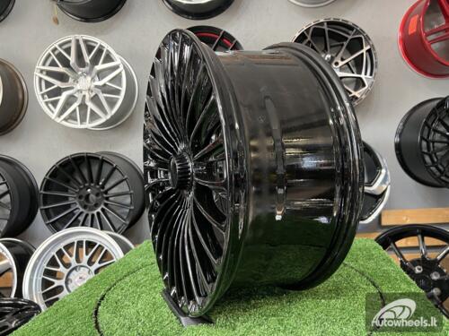 Ratlankis S/E Class Maybach style R20x9.5 5X112 ET 43 66.6 Gloss black