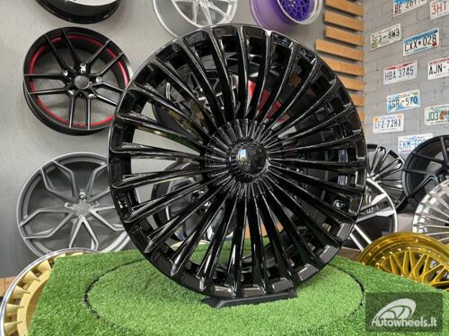 Ratlankis S/E Class Maybach style R20x9.5 5X112 ET 43 66.6 Gloss black