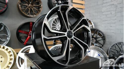 Ratlankis VW Nollo GTI TCR Style 19x8.5 ET45 5x112  57.1 Black diamond cut