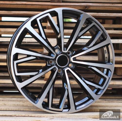 Ratlankis R20x9  5X112  ET  39  66.5  B1453  Black Polished (MB)  For AUD  (Z1+Z3)