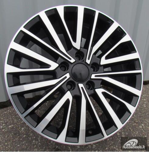 Ratlankis R20x8  5X120  ET  45  65.1  B1515  (B1515/VW411)  Black Polished (MB)  For VW  (Z1+Z4+Z6)  ((max 1000kg))