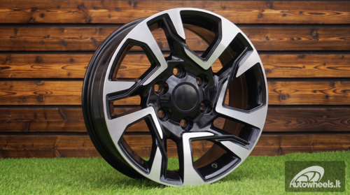 Ratlankis R17x7.5  6X139.7  ET  25  106.1  B1704  Black Polished (MB)  For 4X4  (Z1+Z3)  (New TOYOTA)