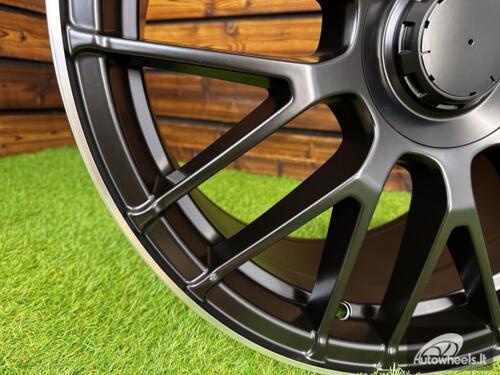 Ratlankis R19x7.5  5X112  ET  40  66.6  B1268  Black Half Matt+Polished Lip (BLHMPL)  For MER  (Z2)  (Rear+Front)