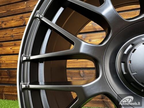 Ratlankis R19x9  5X112  ET  52  66.6  B1268  Black Half Matt+Polished Lip (BLHMPL)  For MER  (Z3+Z2)  (Rear+Front)