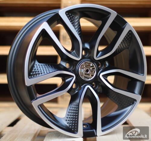 Ratlankis R15x6.5  5X114.3  ET  40  67.1  B5087  Black Polished (MB)  For RACIN  (L1+K4+D1)