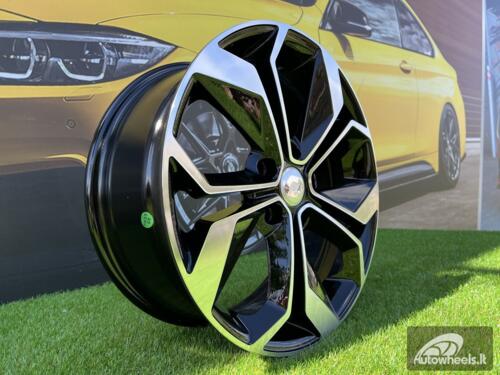 Ratlankis R15x6.5  5X114.3  ET  45  66.1  B5168  Black Polished (MB)  For RENAU  (D1)