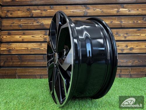 Ratlankis R15x6.5  5X114.3  ET  45  66.1  B5168  Black Polished (MB)  For RENAU  (D1)