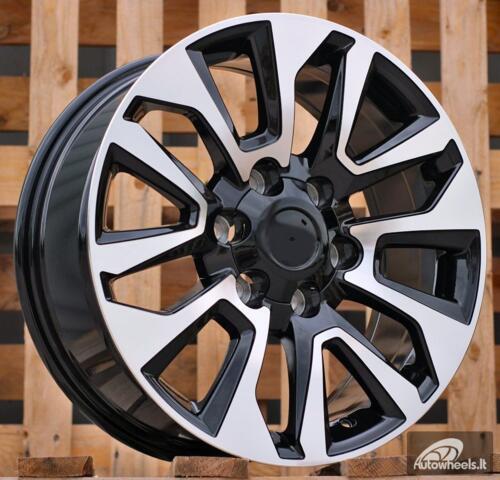 Ratlankis R20x8.5  6X139.7  ET  25  106.1  B1743  Black Polished (MB)  For TOYOT  (Z1)  (4x4 for TOYOTA)