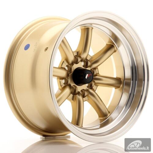 JR Wheels JR19 15x9 ET-13 4x100/114 Gold