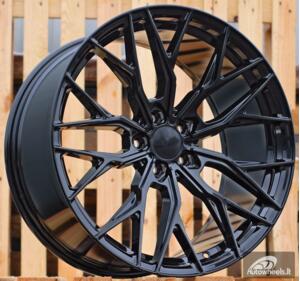 Ratlankis R20x10  5X112  ET  40  66.5  3S266  Black (BL)  For RACIN  (K2)  (HYBRID FORGED (Max Load 815kg.) Front+Rear)