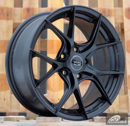 Ratlankis R16x7  5X108  ET  44  63.4  B5713  Black Half Matt (BLHM)  For RACIN  (K4)