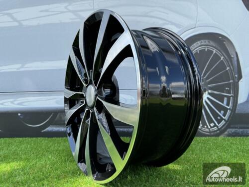 Ratlankis R16x6.5  5X108  ET  42  67.1  BK533  Black Polished (MB)  For RACIN  (K4+D1)