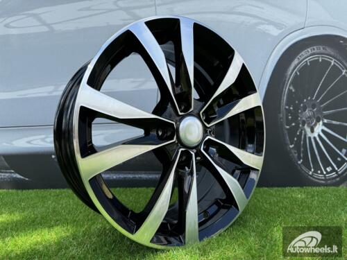 Ratlankis R16x6.5  5X108  ET  42  67.1  BK533  Black Polished (MB)  For RACIN  (L3+K4)