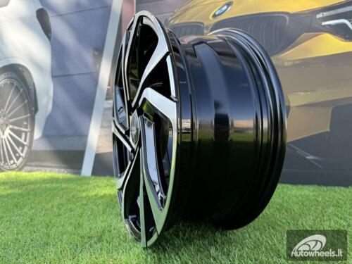 Ratlankis R15x6  4X100  ET  40  60.1  B5762  Black Polished (MB)  For RENAU  (R+D1+K2)