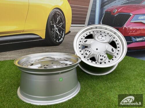 Ratlankis Ronal Teddy Bear style 15X7J 4X100 ET30 73.1 Silver with Diamond cut lip ( VW Golf/Jetta, BMW E30, JDM cars)