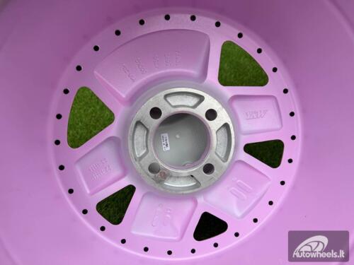 Ratlankis Ronal Teddy Bear style for VW Golf Jetta 15X7J 4X100 ET30 73.1 Pink with Diamond cut lip ( VW Golf/Jetta, BMW E30, JDM cars)