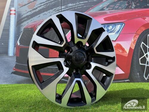 Ratlankis R17x7.5  6X139.7  ET  25  106.1  B1743  Black Polished (MB)  For TOYOT  (Z1)  (4x4 for TOYOTA)