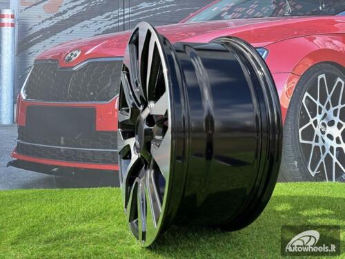 Ratlankis R17x7.5  6X139.7  ET  25  106.1  B1743  Black Polished (MB)  For TOYOT  (Z3)  (4x4 for TOYOTA)