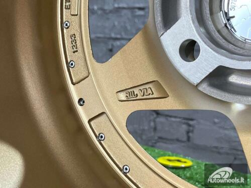 Ratlankis Akron Ferrari 348TS Style 15X8.25J 4X100 ET25 73.1 Gloss bronze ( BMW E30, VW Golf/Jetta, AUDI 80/90/Coupe, Mazda MX3/MX5, Honda Civic, JDM cars )