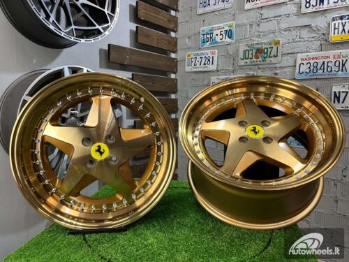 Ratlankis Akron Ferrari 348TS Style 17X8.5J 4X100 ET30 73.1 ( VW Golf/Jetta, BMW E30, Mazda MX3/MX5, JDM cars)