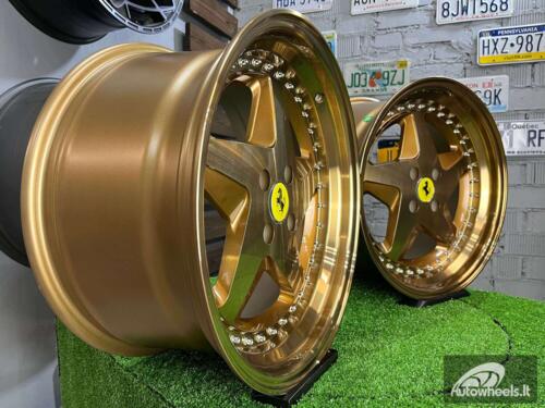 Ratlankis Akron Ferrari 348TS Style 17X8.5J 4X100 ET30 73.1 ( VW Golf/Jetta, BMW E30, Mazda MX3/MX5, JDM cars)