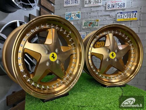 Ratlankis Akron Ferrari 348TS Style 17X8.5J 4X100 ET30 73.1 ( VW Golf/Jetta, BMW E30, Mazda MX3/MX5, JDM cars)