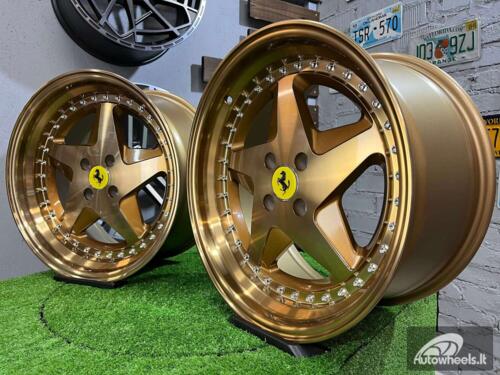 Ratlankis Akron Ferrari 348TS Style 17X8.5J 4X100 ET30 73.1 ( VW Golf/Jetta, BMW E30, Mazda MX3/MX5, JDM cars)