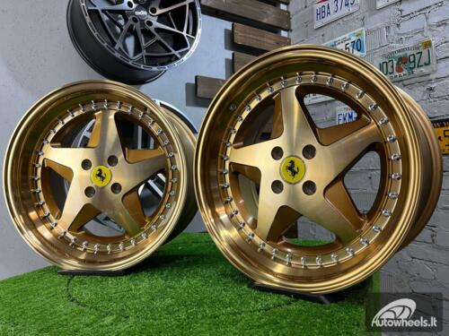 Ratlankis Akron Ferrari 348TS Style 17X8.5J 4X100 ET30 73.1 ( VW Golf/Jetta, BMW E30, Mazda MX3/MX5, JDM cars)