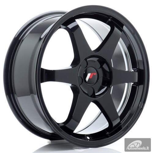 JR Wheels JR3 18x8 ET20-45 5H BLANK Gloss Black