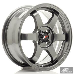 JR Wheels JR3 15x7 ET25 4x100 Gun Metal