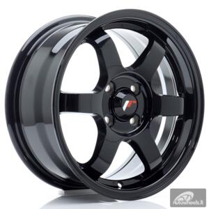 JR Wheels JR3 15x7 ET25 4x100 Gloss Black