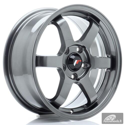 JR Wheels JR3 16x7 ET25 4x100 Gun Metal