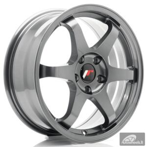 JR Wheels JR3 17x7 ET40 4x100 Gun Metal