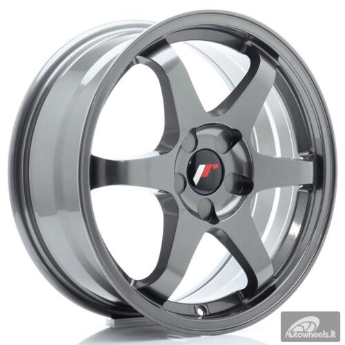 JR Wheels JR3 17x7 ET20-42 5H BLANK Gun Metal