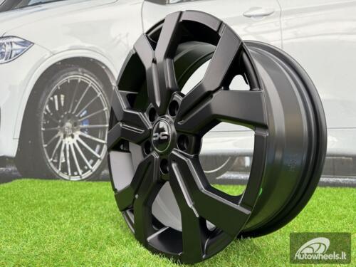 Ratlankis R16x6.5  5X114.3  ET  50  66.1  B1110  Black Half Matt (BLHM)  For DACIA  (R)  (New MODEL)